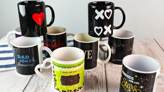 Термочувствительная керамическая кофейная кружка «Wake Up».